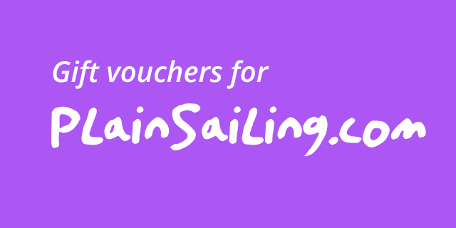 Gift voucher for PlainSailing.com